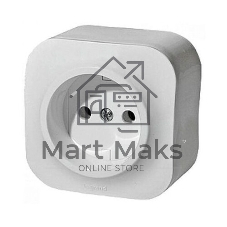 Розетка Legrand 782210 без заземления без шторок (Белая)