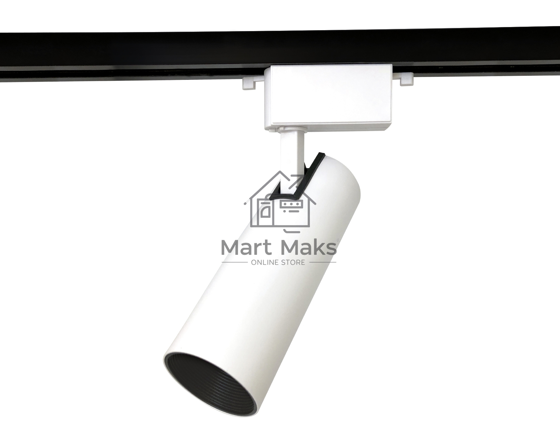 Трековый однофазный светодиодный светильник Ambrella light GL5853 WH/BK белый/черный LED 30W 4200K 24°