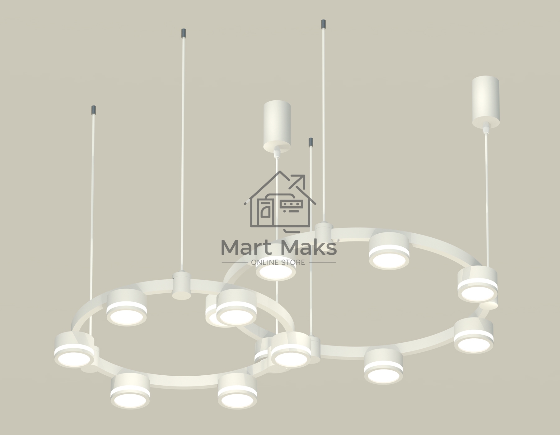 Светильник Ambrella light XR92081004/13 SWH/FR белый песок/белый матовый GX53 (A9208, C9236, C9231, N8412)