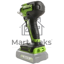 Гайковерт ударный аккумуляторный GreenWorks GD24IW400 24В, без АКБ и ЗУ (3802907)