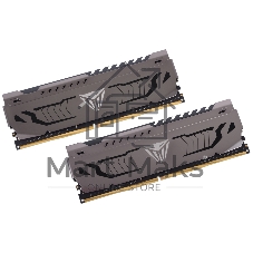 Оперативная память Patriot Viper Steel, DDR4, 16GB (2x8 GB), 3733 MHz, CL17, DIMM, радиатор, черный