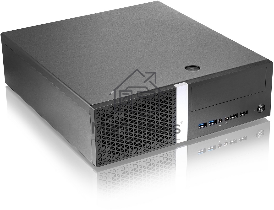 Компьютерный корпус Foxline FL-211-TFX300S с блоком питания 300Вт, mATX case, black, w/PSU TFX 300W, w/2xUSB2.0+2xUSB3.0, w/pwr cord, w/ 8cm FAN