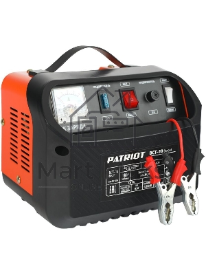 Устройство пуско-зарядное PATRIOT BCT-10 Boost 220В±15% 200Вт 12В зарядmax8.5А 20-100А/ч 4.3кг