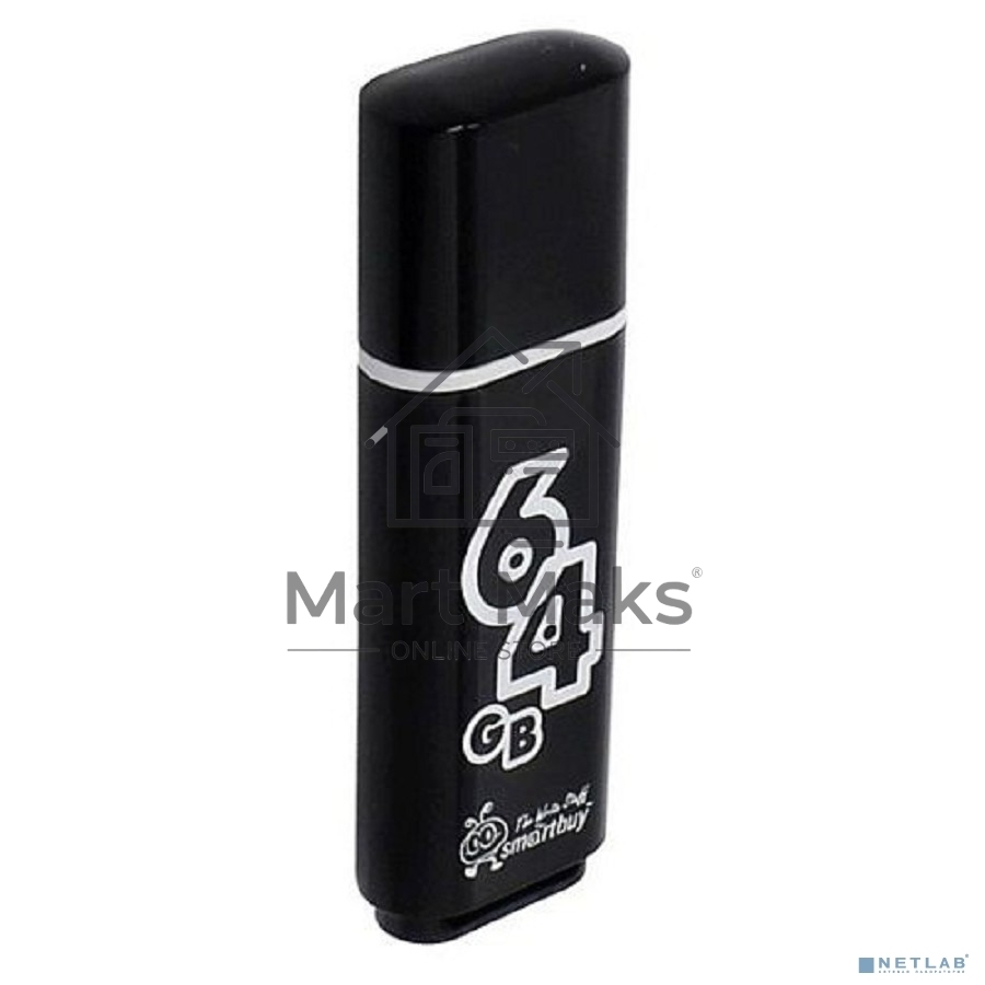 Флешка USB R/W R/W SmartBuy 64Gb USB Drive SmartBuy Glossy series Black (SB64GBGS-K)