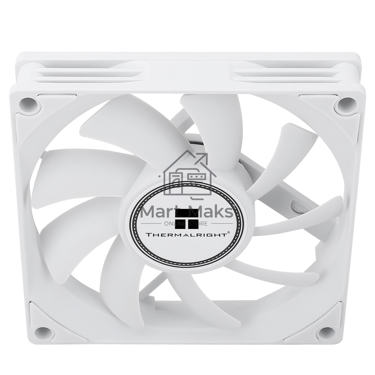 Вентилятор корпусный Thermalright TL-8015W (80x80x15mm, 4-pin PWM, 28.4CFM, 23.3dBA, 2200RPM, White)
