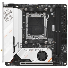 Материнская плата MSI MPG B650I EDGE WIFI, AM5, AMD B650, 2xDDR5, 4xSATA, 2xM.2, 1xPCI-E 4.0 x16, 1xHDMI, 1x 2.5Gb LAN, 3xUSB-A 3.2 Gen 2, 2xUSB-A 3.2 Gen 1, 1xUSB-C 3.2 Gen 2x2, 3x3.5 мм, 7.1, Mini-ITX