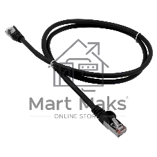 Патч-корд Lanmaster LAN-PC45/S5E-15-BK FTP RJ-45 вил.-вилка RJ-45 кат.5E 15м черный ПВХ (уп.:15шт)