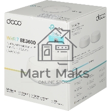 Домашняя Mesh Wi-Fi система TP-Link Deco BE25(2-pack)