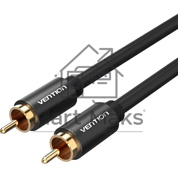 Кабель Vention аудио RCA M/RCA M - 2м черный