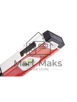 Алюминиевый магнитный фрезерованный уровень Matrix 3 глазка, 1500 мм