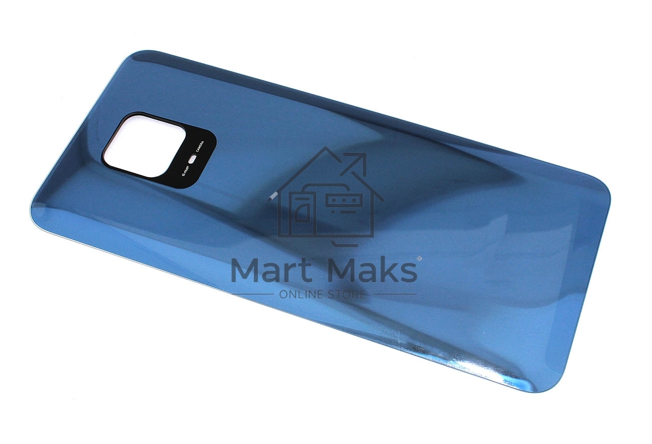 Задняя крышка для Xiaomi Redmi Note 9 Pro синяя