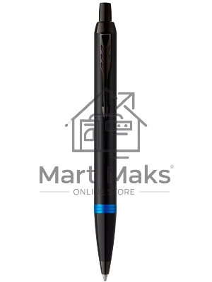 Ручка шариковая Parker IM Vibrant Rings K315 (CW2172941) Marine Blue PVD M, синие чернила, подарочная коробка