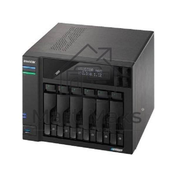 Сетевой накопитель ASUSTOR AS6706T/6 BAY/EU/8GD4 (90IX01N1-BW3S60)