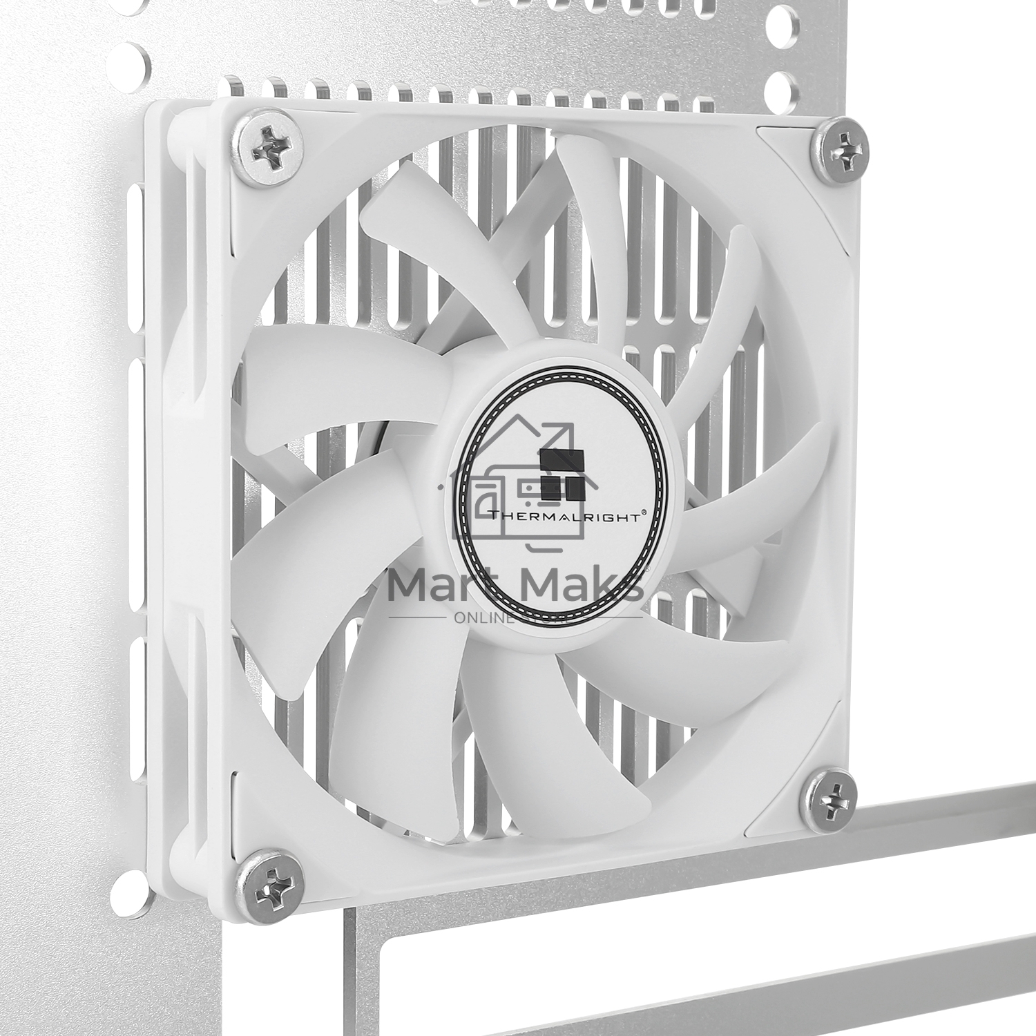Вентилятор корпусный Thermalright TL-8015W (80x80x15mm, 4-pin PWM, 28.4CFM, 23.3dBA, 2200RPM, White)