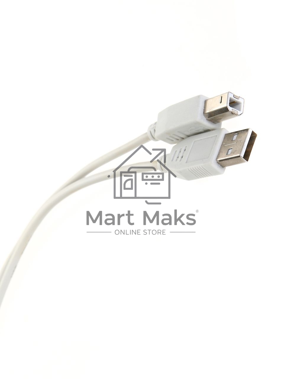 Кабель AM/BM USB2.0 3м Telecom USB 2.0 A-->B 3.0m, белый/серый, TC6900-3.0M