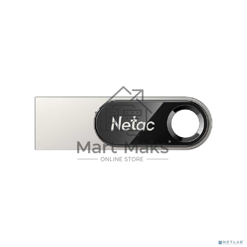 Флешка USB Netac U278 (NT03U278N-016G-32PN), 16Gb, USB 3.0, R/W 90/45, серебристый/черный