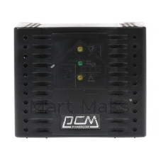 Стабилизатор напряжения Powercom Voltage Regulator, 3000VA, Black, Schuko