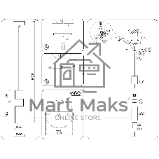 Подвесной светильник LH55101 BK/FR/TI черный/белый матовый/янтарь E14 max 40W D55*1500