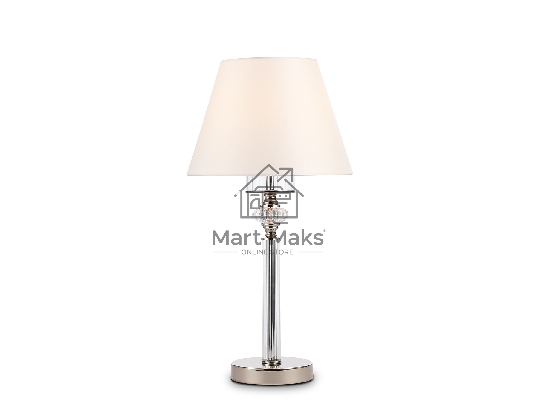 Светильник Ambrella light LH71007 BN/WH никель/белый E14 max 40W D260*505
