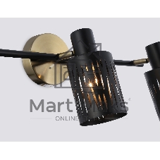 Светильник Ambrella light TR8669/3 BK/SB чёрный/бронза E14/3 max 60W 560*100*190
