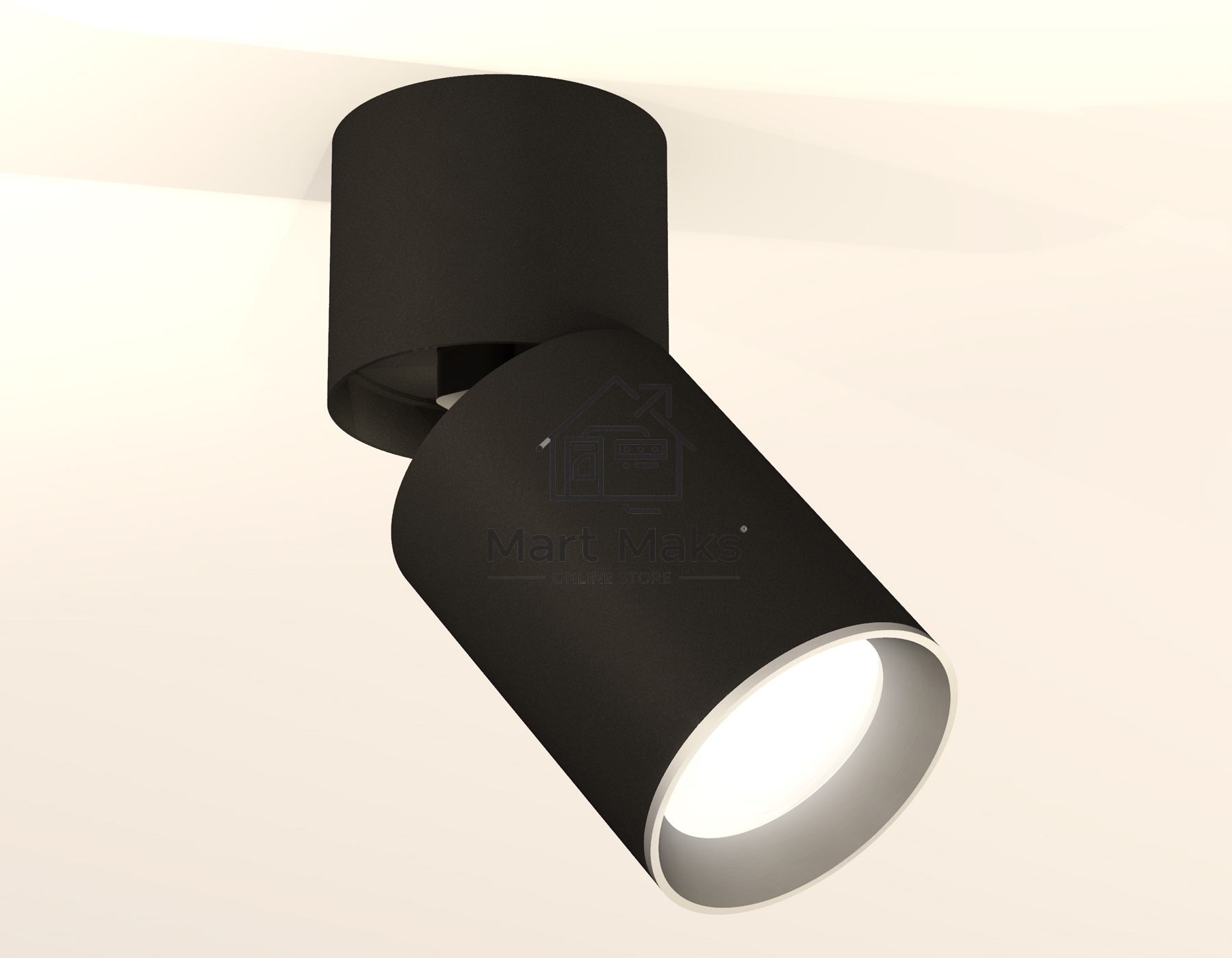 Светильник Ambrella Light XM6313031 SBK/BK/MCH черный песок/черный/хром матовый MR16 GU5.3 (A2221, C6313, N6104)
