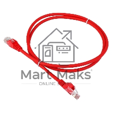 Патч-корд LANMASTER LSZH UTP cat.5e, 3.0 м, красный