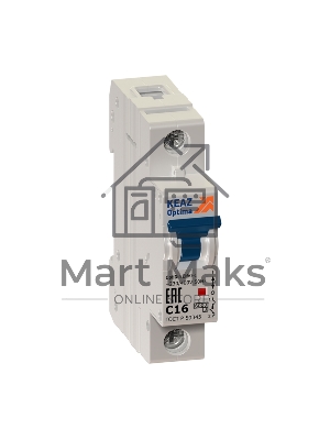 Выключатель автоматический модульный 1п C 6А 6кА OptiDin BM63-1C6-УХЛ3 КЭАЗ 260515