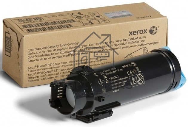 Картридж лазерный Xerox 106R03693 голубой для Xerox Phaser 6510/6515 4300 стр. (Channels)