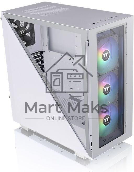 Компьютерный корпус Thermaltake Divider 300 TG ARGB белый без БП ATX 2x120mm 2xUSB3.0 audio front door bott PSU