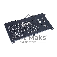 Аккумуляторная батарея для ноутбука HP Pavilion x360 (BI03-3S1P) 11.55V 3400mAh OEM черный