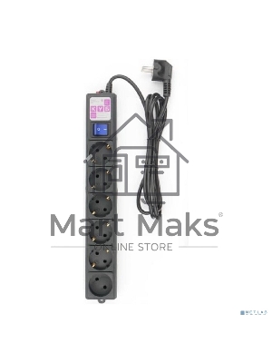 Фильтр-удлинитель PowerCube 1,9м 6 р 16А SPG6-B1,9M (21887), черный