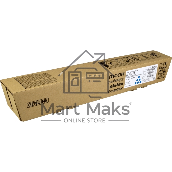 Картридж лазерный Голубой IM C3510/ Print Cartridge Cyan IM C3510
