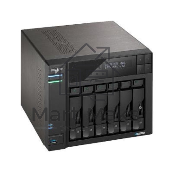 Сетевой накопитель ASUSTOR AS6706T/6 BAY/EU/8GD4 (90IX01N1-BW3S60)