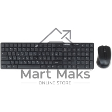 Комплект клавиатура+мышь Smartbuy SBC-229352GA-K беспроводной, USB, 1600 DPI, чёрный
