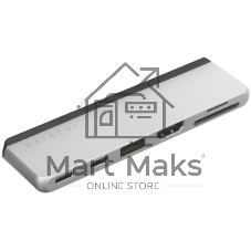 USB-концентратор двойной Satechi ST-HSP9P, USB Type-C, USB Type-C/SDXC/SDHC/SD/micro SD/USB/HDMI, USB