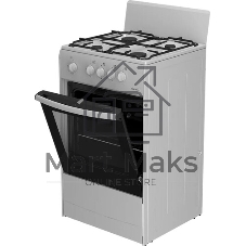 Плита газовая Darina S GM 441 001 W белый/черный, конфорок 4 шт, духовка 50 л, 50 см x 85 см x 51 см