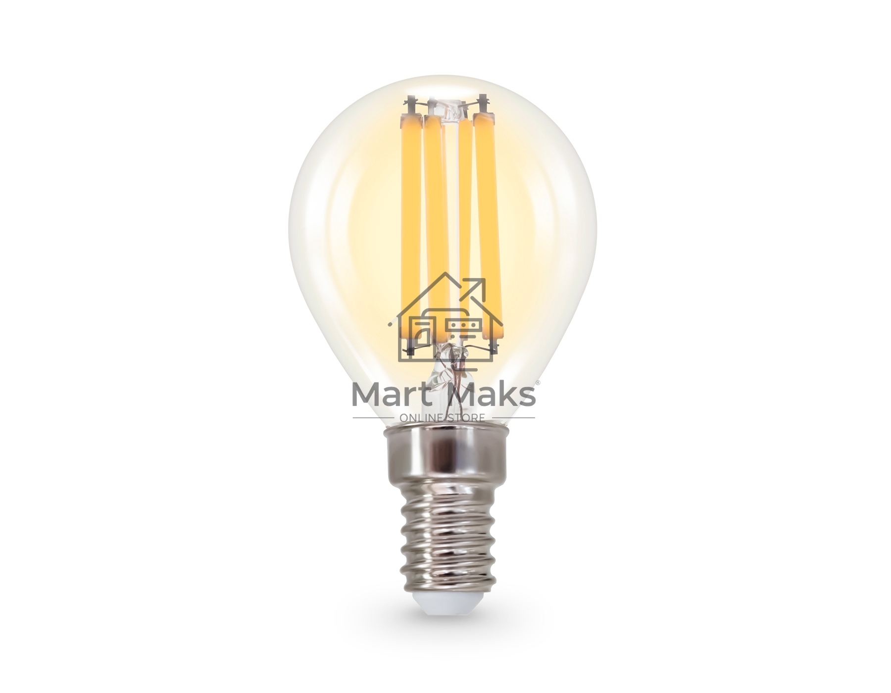 Лампа светодиодная 451533 Filament LED P45 15W E14 2700K 220-240V