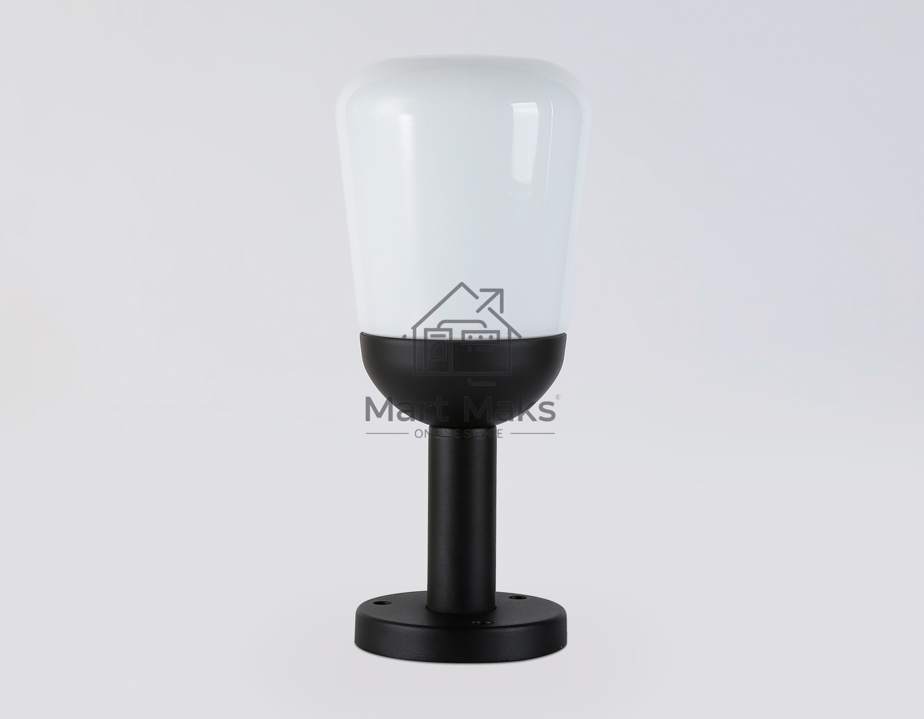 Светильник Ambrella light ST2087 BK/FR черный/белый матовый IP54 E27 max 40W D150*350