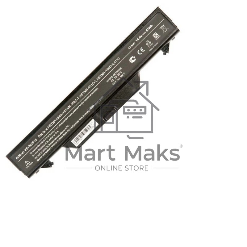 Аккумуляторная батарея для ноутбука HP Compaq 4510s 4710s (HSTNN-IB89) 14.4V 63Wh черная