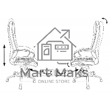 Кресло руководителя Бюрократ AURA/BROWN коричневый, кожа, крестовина алюминий