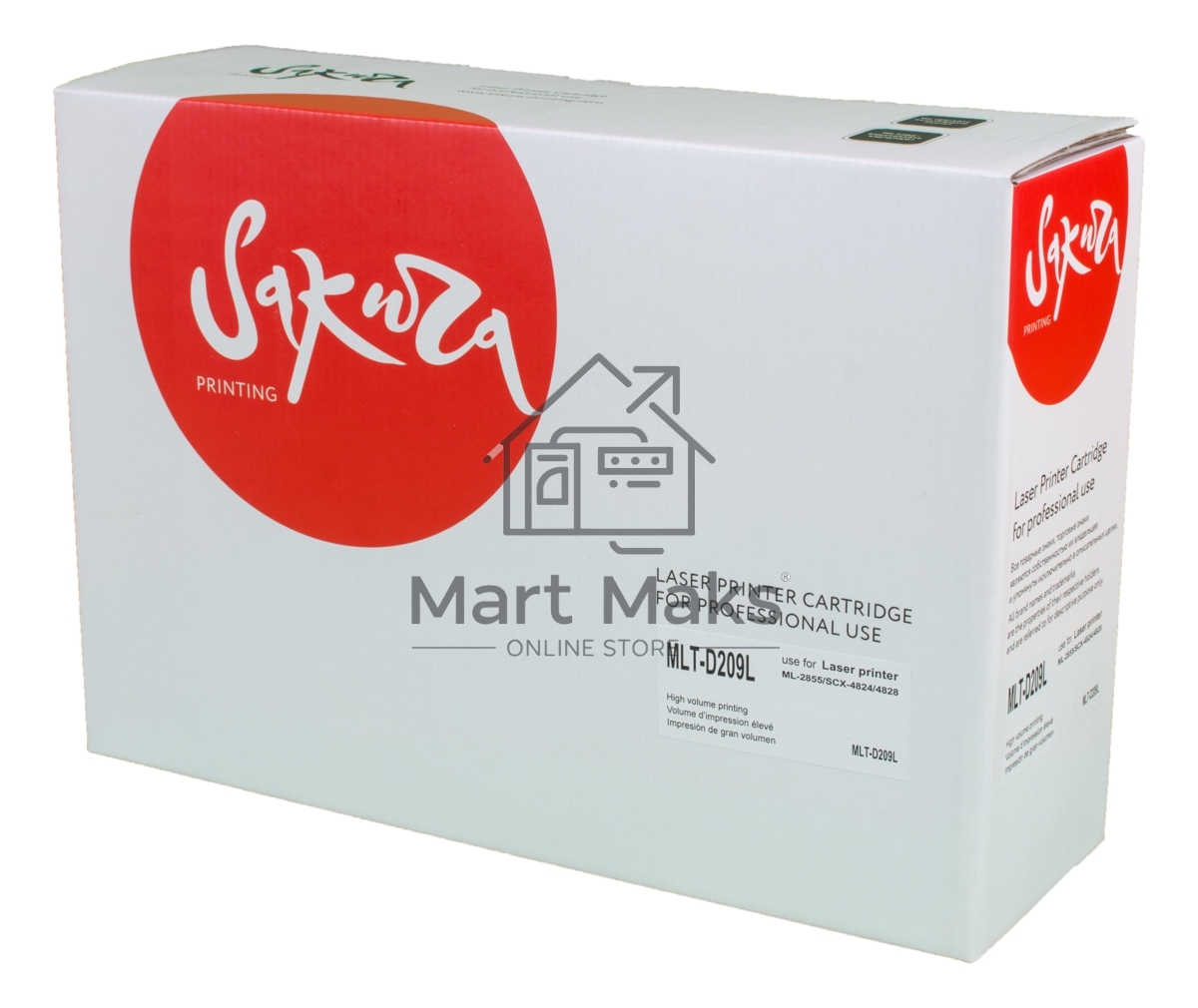 Картридж лазерный Sakura MLTD209L для Samsung ML-2855ND/SCX-4824FN/4828FN, черный, 5000 к.