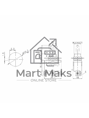 Тумблер 250V 15А (3c) ON-OFF-(ON) однополюснойRexant
