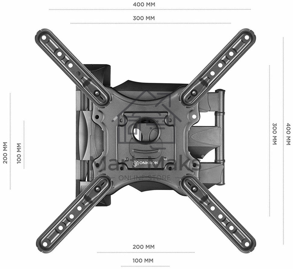 Кронштейн ONKRON NP40 черный 32-65