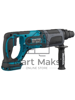 Перфоратор Makita DHR241Z аккумуляторный SDS+ [DHR241Z 18В,Li-ion,3реж,1.9Дж,0-4000у\м,3.5кг,кор,б\акк и з\у,совместим с 4 Ач Li-ion