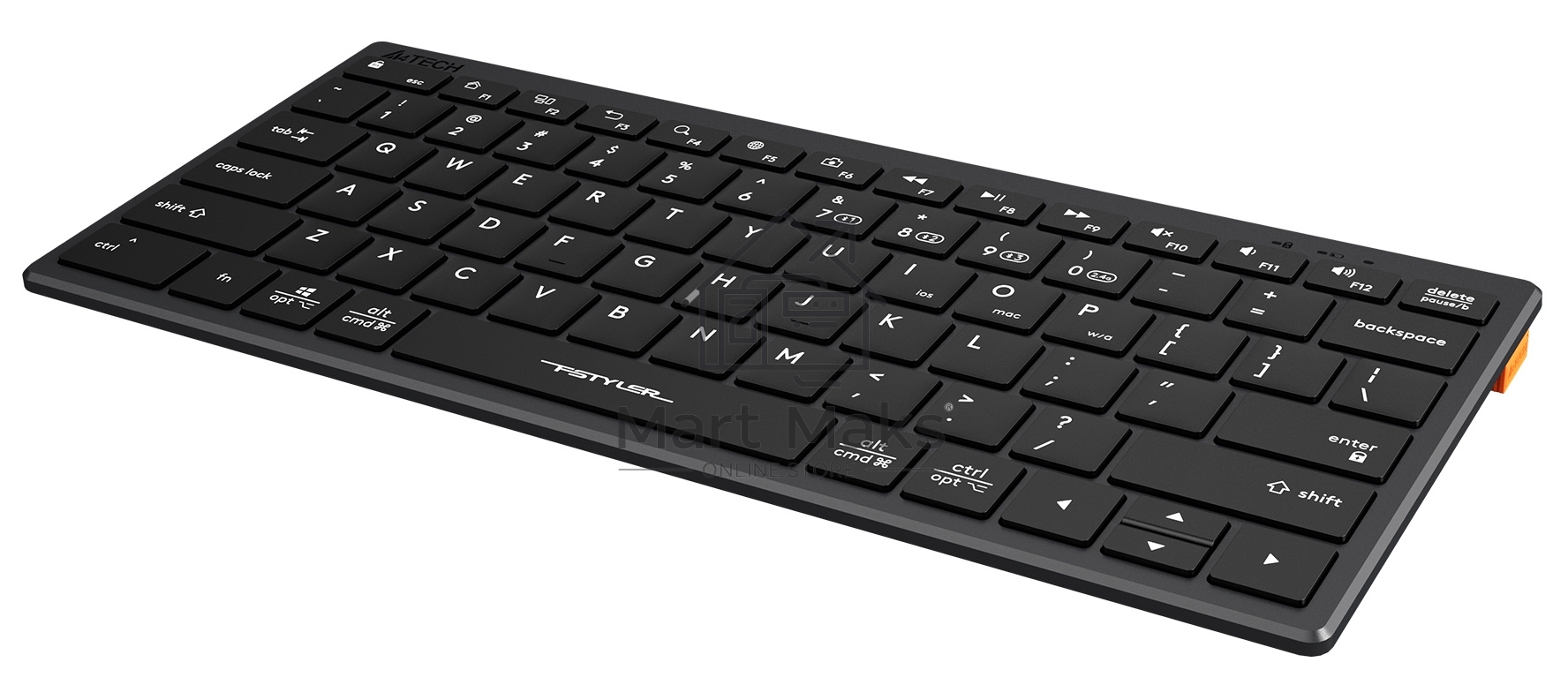 Клавиатура A4Tech Fstyler FBX51C серый USB беспроводная BT/Radio slim Multimedia