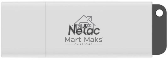 Флешка USB R/W R/W Netac U185 8Gb <NT03U185N-008G-20WH>, USB2.0, с колпачком, пластиковая белая