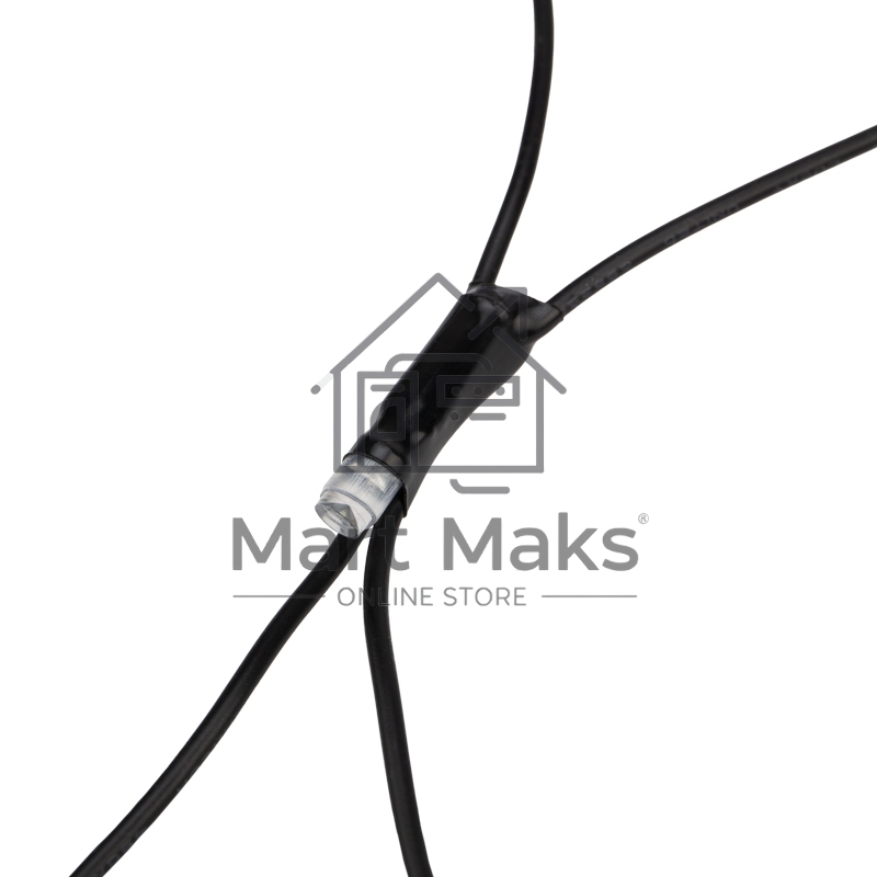 Гирлянда Сеть 2х2х1.5 м, свечение с динамикой, прозрачный ПВХ, 136 LED, 230 В, цвет свечения белый