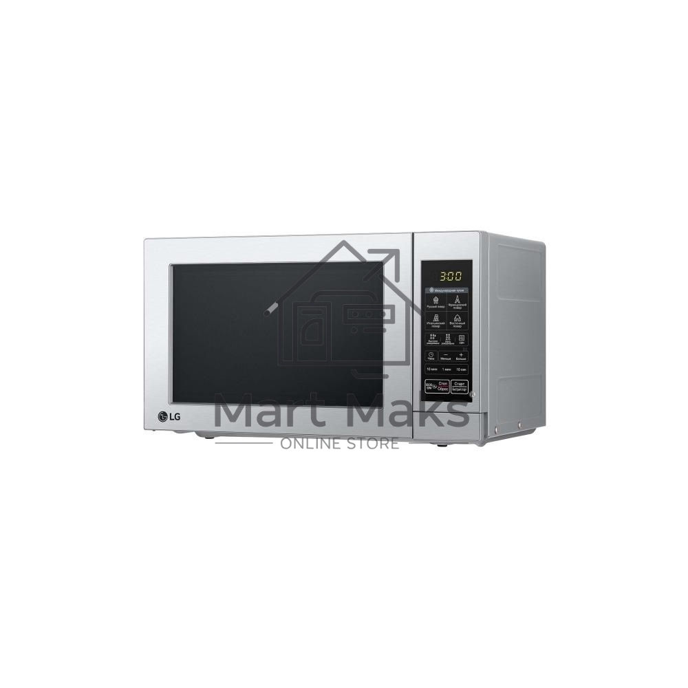 Микроволновая печь LG MS2044V серебристый, 20 л, 700 Вт, переключатели - сенсор