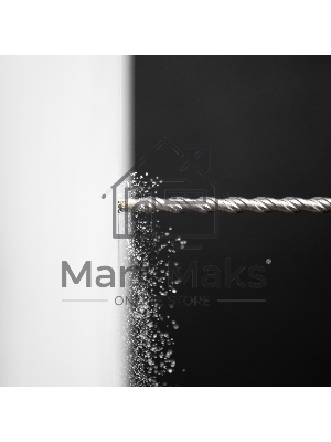 Бур по бетону Denzel двойная спираль, Cobalt W-tip, 10x310 мм, SDS PLUS