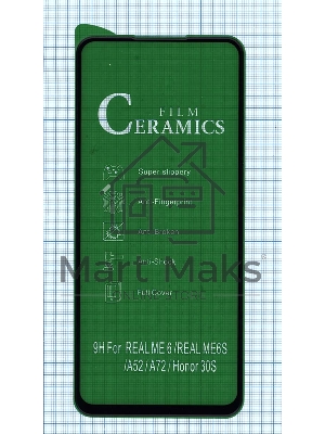 Керамическая пленка (стекло) для OPPO A72 черный Керамическая пленка (стекло) для OPPO A72 черный